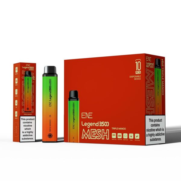 ENE LEGEND 3500 MESH DISPOSABLE VAPE KIT 20MG - Image 7