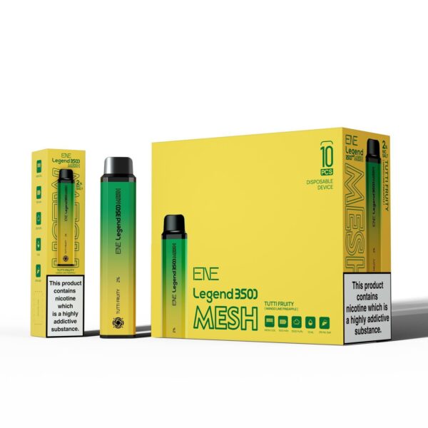 ENE LEGEND 3500 MESH DISPOSABLE VAPE KIT 20MG - Image 6