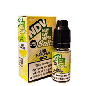 LIME RANCHER 10ML NIC SALT NEW DAY VAPES (NDV) PACK OF 5 EXP