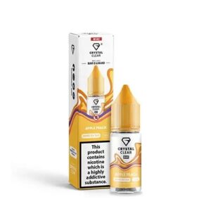 APPLE PEACH 10ML NIC SALT CRYSTAL CLEAR BAR