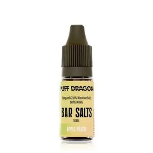 APPLE PEACH BAR SALTS 10ML NIC SALT PUFF DRAGON