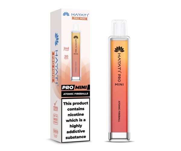 HAYATI PRO MINI 600 DISPOSABLE VAPE KIT 20MG - Image 8