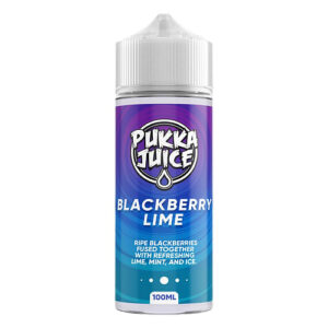 BLACKBERRY LIME 100ML E LIQUID PUKKA JUICE