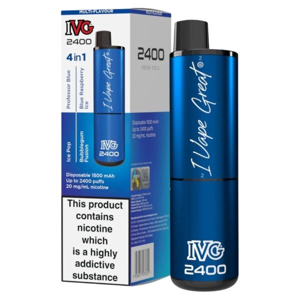 IVG 2400 RECHARGEABLE PREFILLED POD VAPE KIT 20MG - Image 89