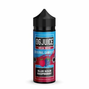 BLUE SOUR RASPBERRY 100ML E LIQUID 50/50 OG JUICE