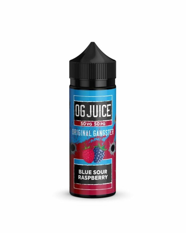 BLUE SOUR RASPBERRY 100ML E LIQUID 50/50 OG JUICE