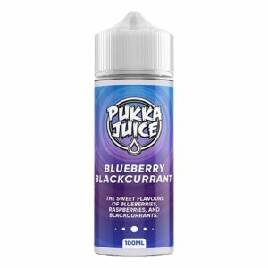BLUEBERRY BLACKCURRANT 100ML E LIQUID PUKKA JUICE