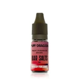 BLUEBERRY POMEGRANATE BAR SALTS 10ML NIC SALT PUFF DRAGON