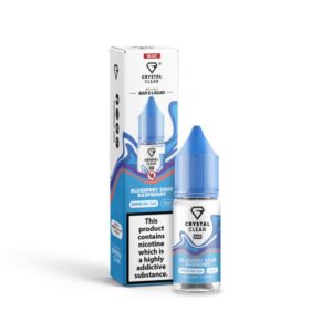 BLUEBERRY SOUR RASPBERRY 10ML NIC SALT CRYSTAL CLEAR BAR