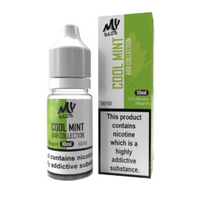 COOL MINT (BAR COLLECTION) 10ML NIC SALT MY SALTS PACK OF 10