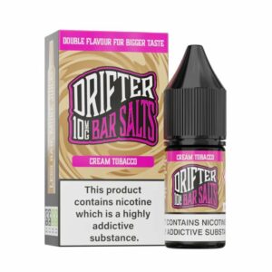 CREAM TOBACCO 10ML NIC SALT DRIFTER BAR SALTS