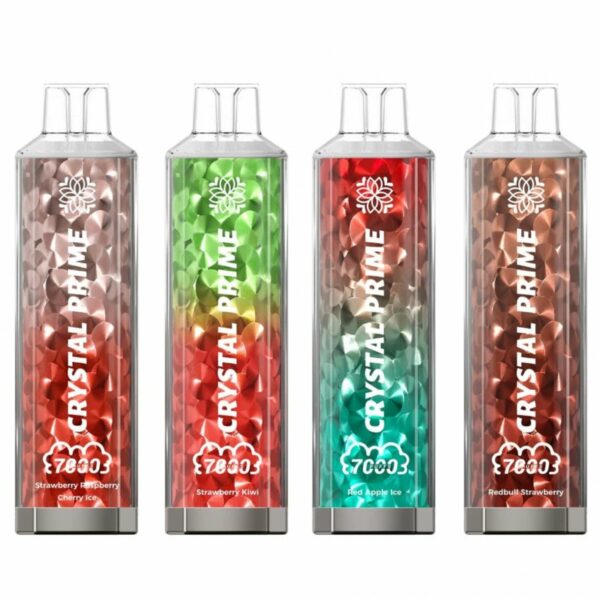 CRYSTAL PRIME 7000 DISPOSABLE VAPE KIT 0MG