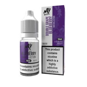 DOUBLE GRAPE BLUEBERRY (BAR COLLECTION) 10ML NIC SALT MY SALTS PACK OF 10