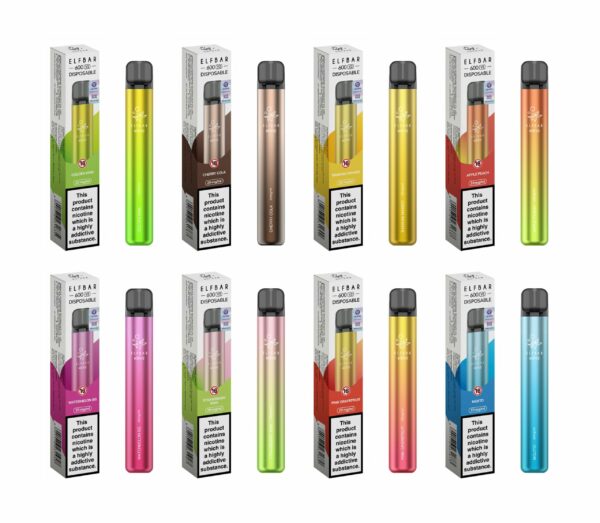 ELF BAR 600 V2 DISPOSABLE VAPE KIT 20MG