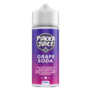 GRAPE SODA 100ML E LIQUID PUKKA JUICE