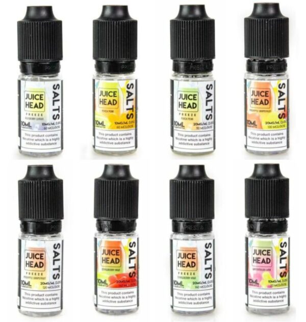 JUICE HEAD 10ML NIC SALT PACK OF 10 EXP