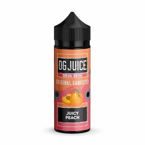 JUICY PEACH 100ML E LIQUID 50/50 OG JUICE