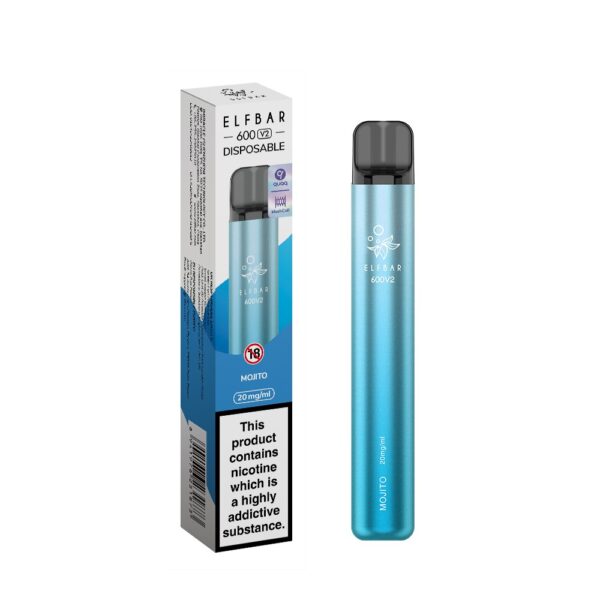 ELF BAR 600 V2 DISPOSABLE VAPE KIT 20MG - Image 4