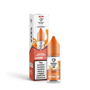 PINEAPPLE PEACH MANGO 10ML NIC SALT CRYSTAL CLEAR BAR