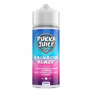 RAINBOW BLAZE 100ML E LIQUID PUKKA JUICE