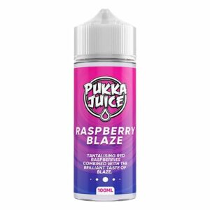 RASPBERRY BLAZE 100ML E LIQUID PUKKA JUICE