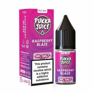 RASPBERRY BLAZE NIC SALT 10ML PUKKA JUICE