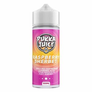 RASPBERRY SHERBET 100ML E LIQUID PUKKA JUICE