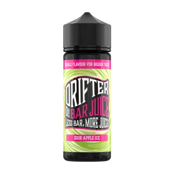 SOUR APPLE ICE 100ML E LIQUID DRIFTER BAR JUICE
