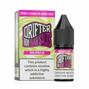 SOUR APPLE ICE 10ML NIC SALT DRIFTER BAR SALTS