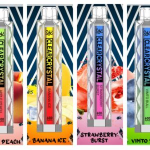 SYK CLEAR CRYSTAL 600 DISPOSABLE VAPE KIT 20MG