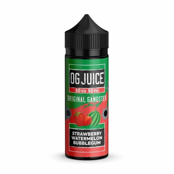 STRAWBERRY WATERMELON BUBBLEGUM 100ML E LIQUID 50/50 OG JUICE
