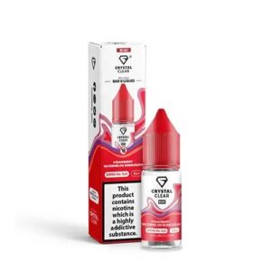 STRAWBERRY WATERMELON BUBBLEGUM 10ML NIC SALT CRYSTAL CLEAR BAR