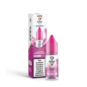 STRAWBERRY WATERMELON ICE 10ML NIC SALT CRYSTAL CLEAR BAR