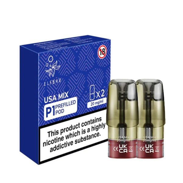 ELF BAR MATE 500 P1 PREFILLED PODS 20MG (2 PACK) - Image 3