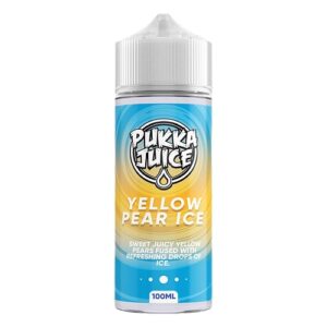 YELLOW PEAR ICE 100ML E LIQUID PUKKA JUICE