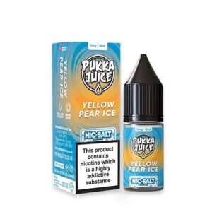 YELLOW PEAR ICE NIC SALT 10ML PUKKA JUICE