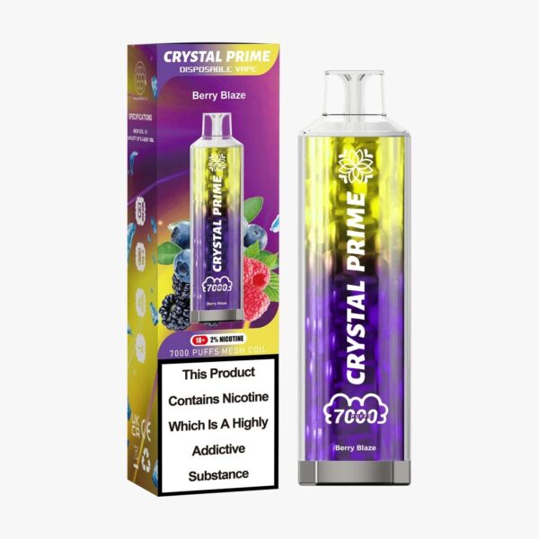 CRYSTAL PRIME 7000 DISPOSABLE VAPE KIT 20MG - Image 38