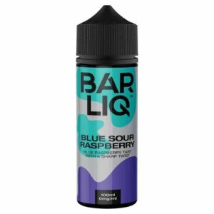 BLUE SOUR RASPBERRY 100ML E LIQUID BAR LIQ