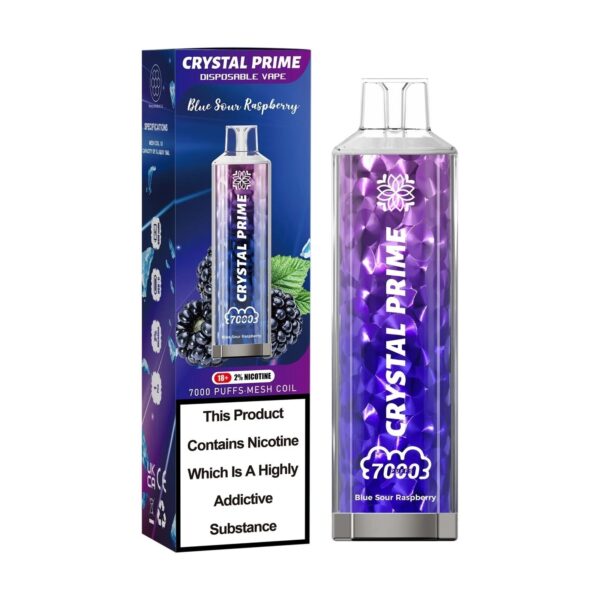 CRYSTAL PRIME 7000 DISPOSABLE VAPE KIT 20MG - Image 55