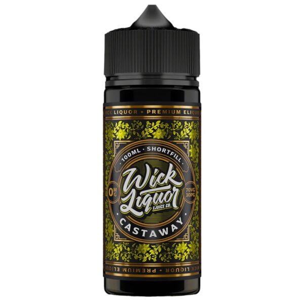 CASTAWAY 100ML E LIQUID WICK LIQUOR