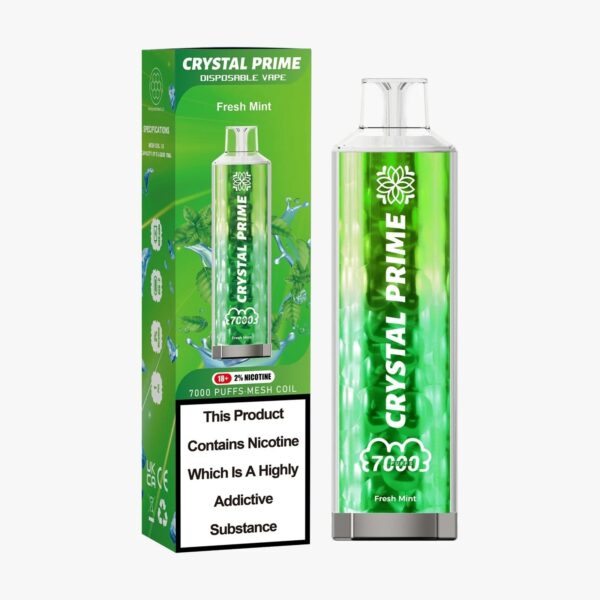 CRYSTAL PRIME 7000 DISPOSABLE VAPE KIT 20MG - Image 39