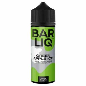 GREEN APPLE ICE 100ML E LIQUID BAR LIQ