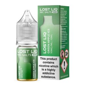 GREEN APPLE ICE 10ML NIC SALT LOST LIQ
