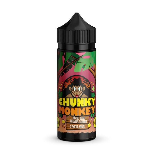 MANGO GUAVA PINEAPPLE BANANA & EXOTIC FRUITS 100ML E LIQUID CHUNKY MONKEY