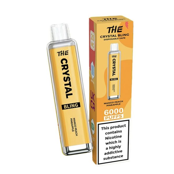 THE CRYSTAL BLING 6000 DISPOSABLE VAPE KIT 20MG - Image 8