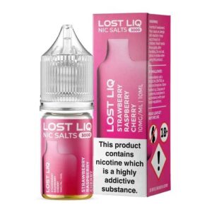 STRAWBERRY RASPBERRY CHERRY 10ML NIC SALT LOST LIQ
