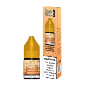STRAWBERRY RASPBERRY CHERRY ICE 10ML NIC SALT R AND M TORNADO 7000