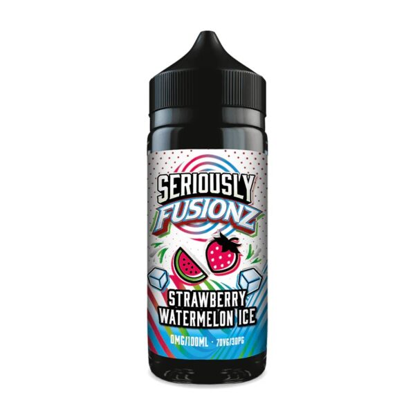 STRAWBERRY WATERMELON ICE 100ML E LIQUID SERIOUSLY FUSIONZ