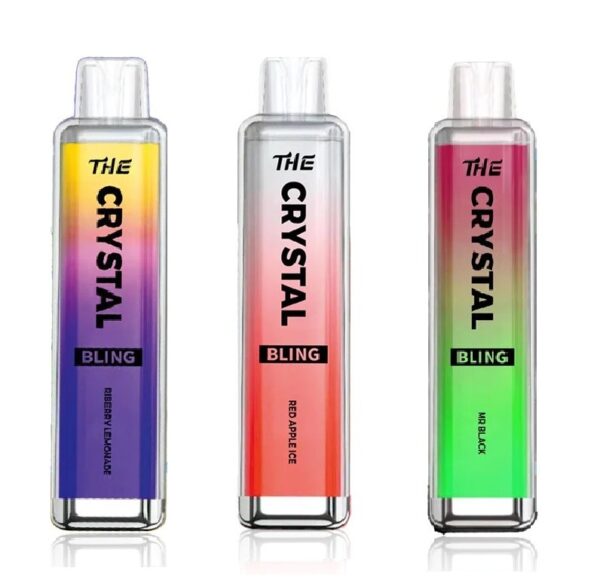 THE CRYSTAL BLING 6000 DISPOSABLE VAPE KIT 20MG