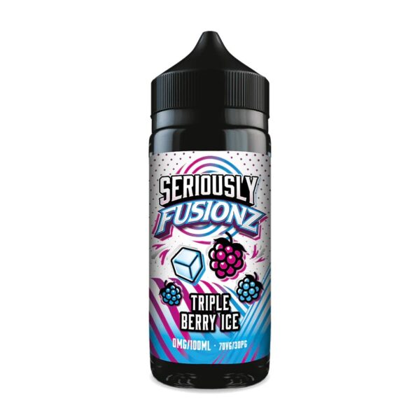 TRIPLE BERRY ICE 100ML E LIQUID SERIOUSLY FUSIONZ